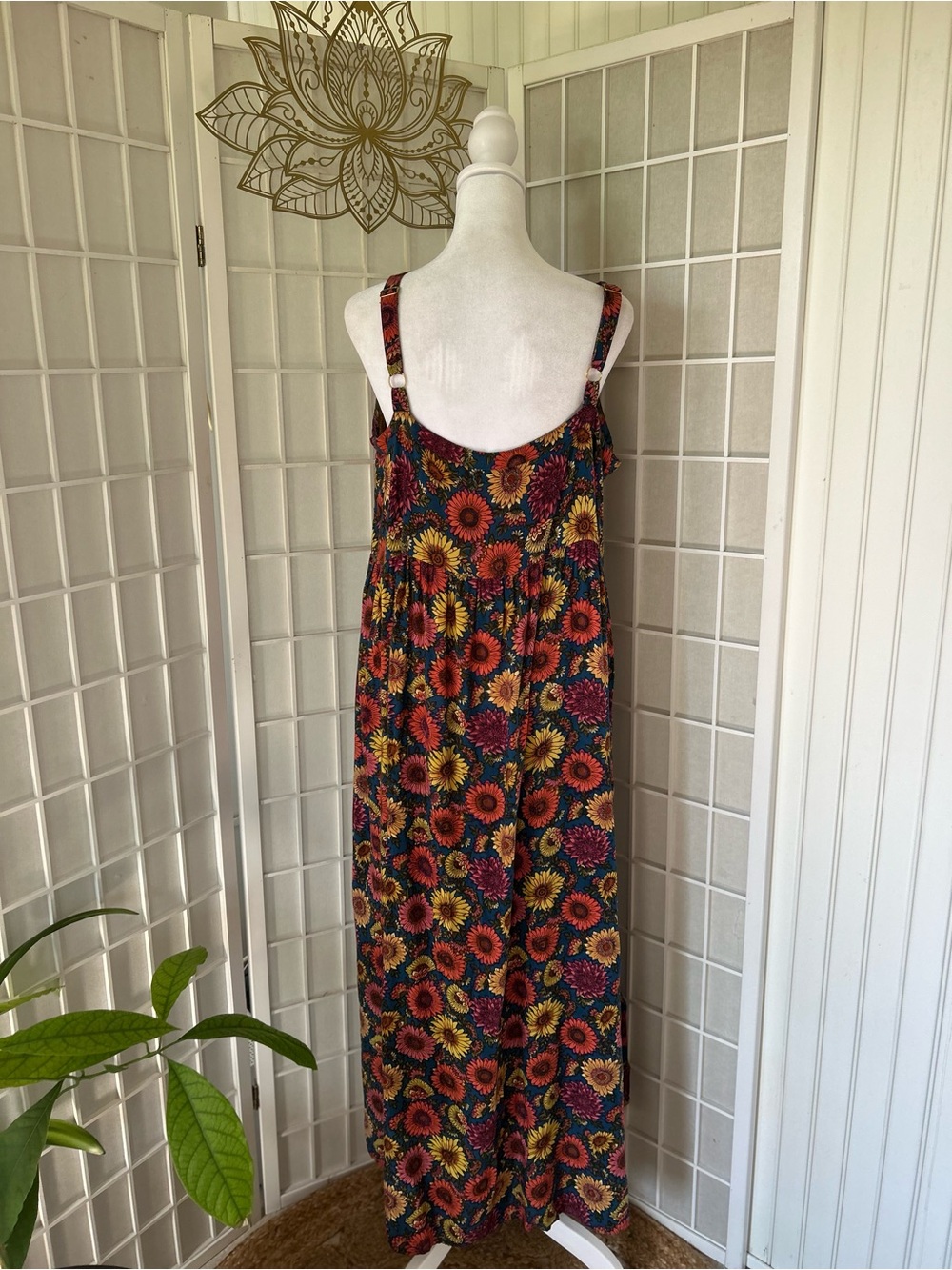 Natural Life Sunflower Floral Maxi Dress – Size XL 🌻 - Picture 5 of 7